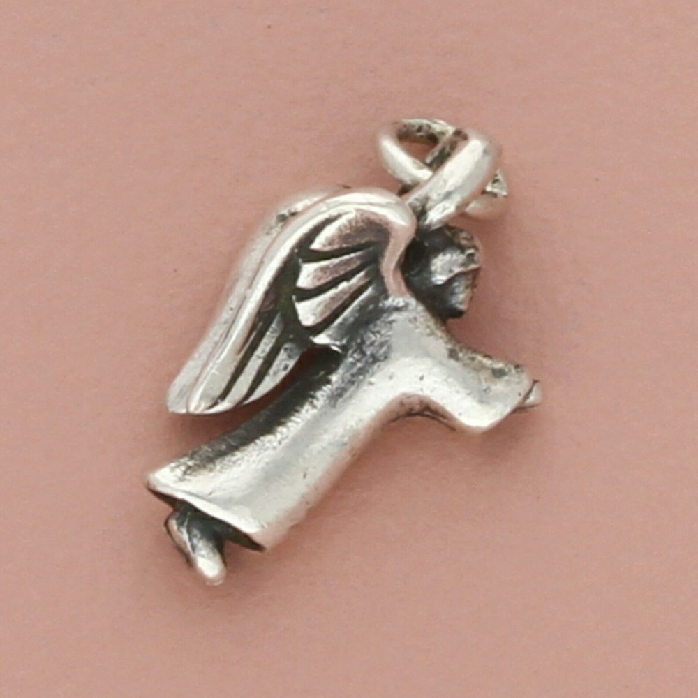 james avery sterling silver retired 3d praying angel charm