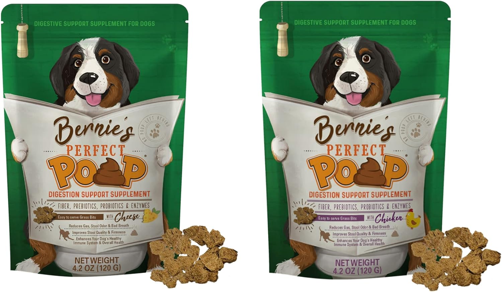 Perfect Poop Digestion & Health Supplement for Dogs: Fiber, Prebiotics, Probioti