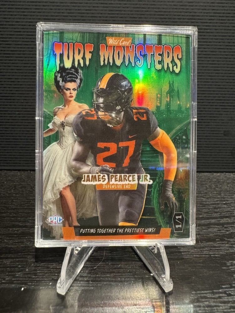 2024 Wild Card Haunted Hits JAMES PEARCE JR 1/1 Turf Monsters