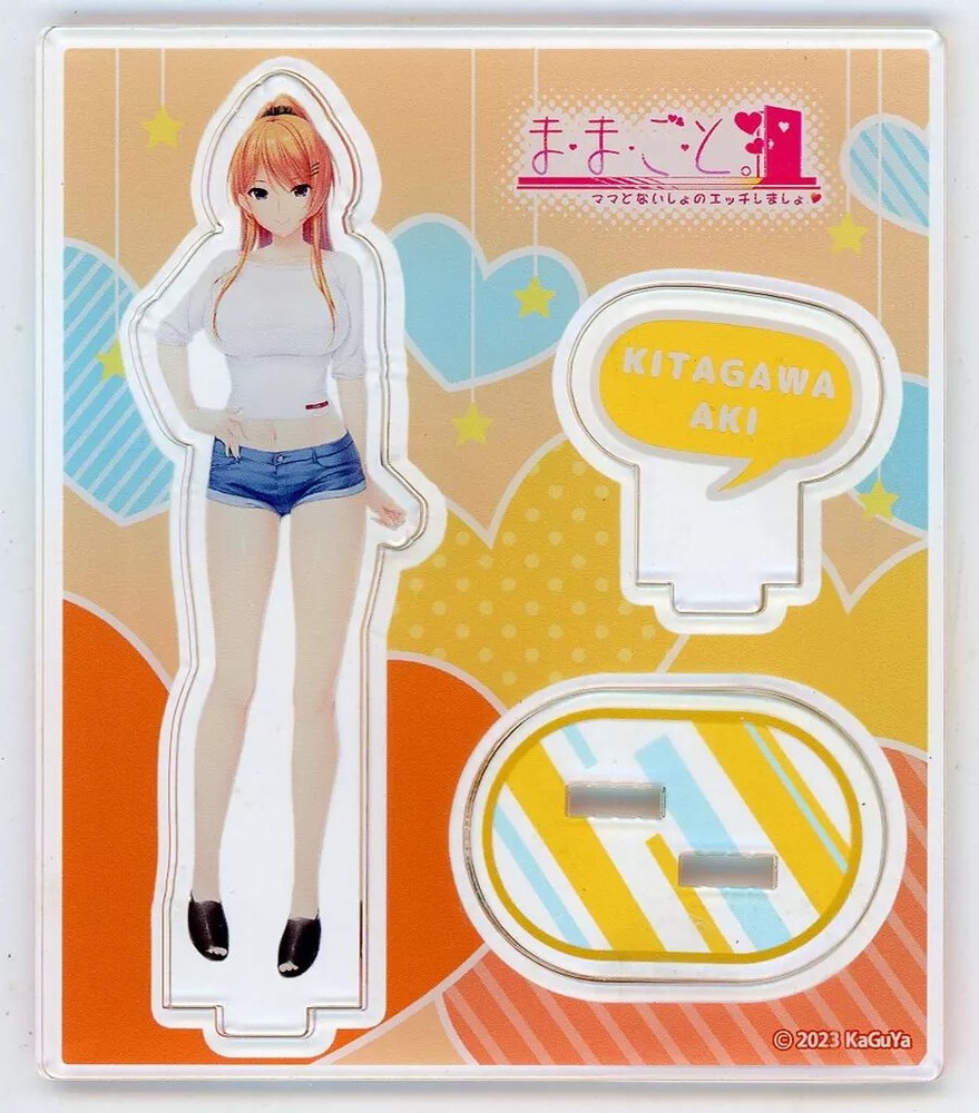 Acrylic Stand Panel Aki Kitagawa Play House Let'S Have Sex With Mommy Figure Fan