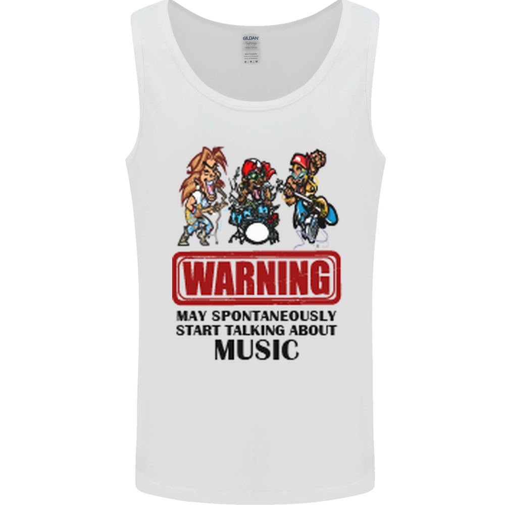 Music Festival Beer Alcohol Gig Dance Rock Mens Vest Tank Top