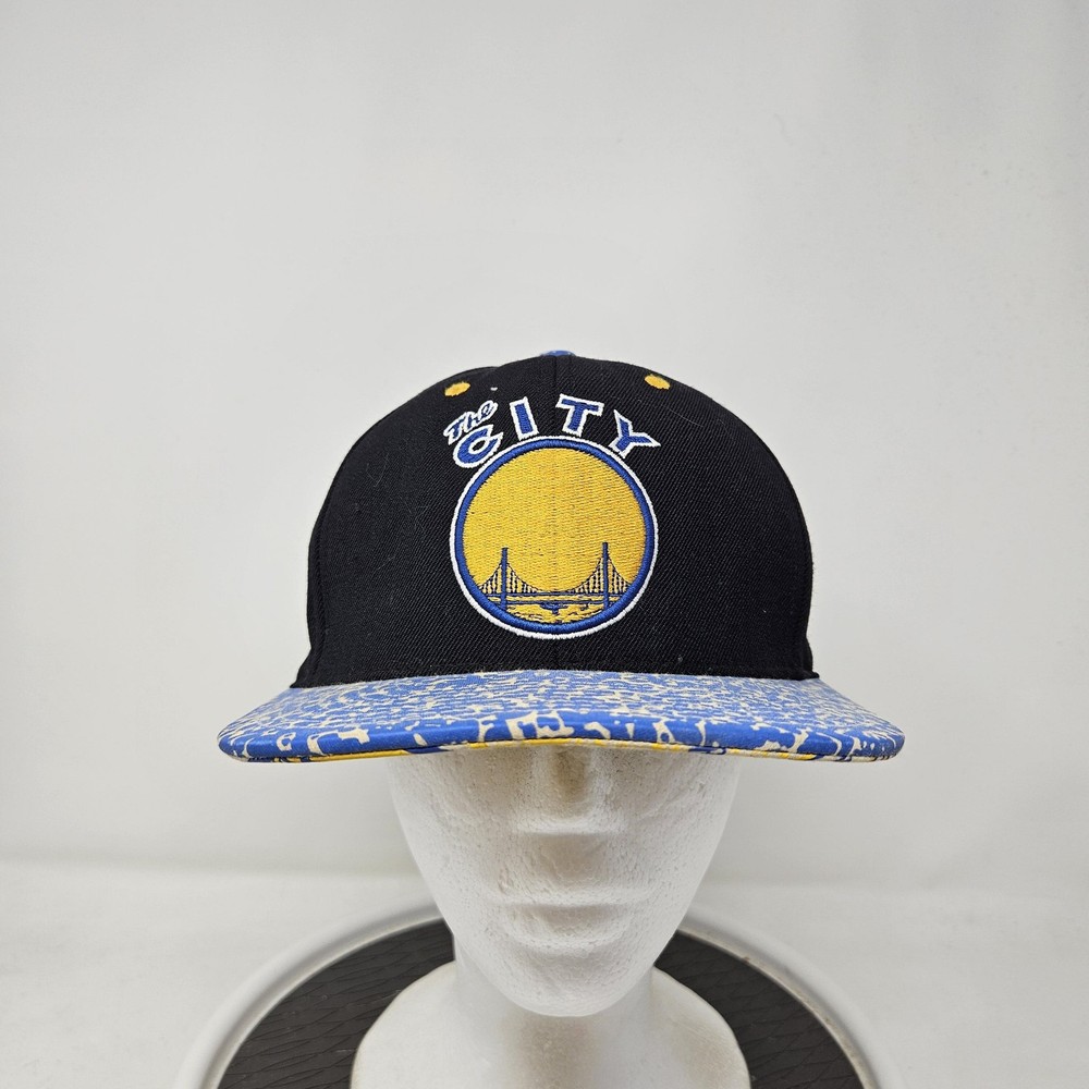 Golden State Warriors Hat Cap Snap Back Mens Black NBA Basketball Classics