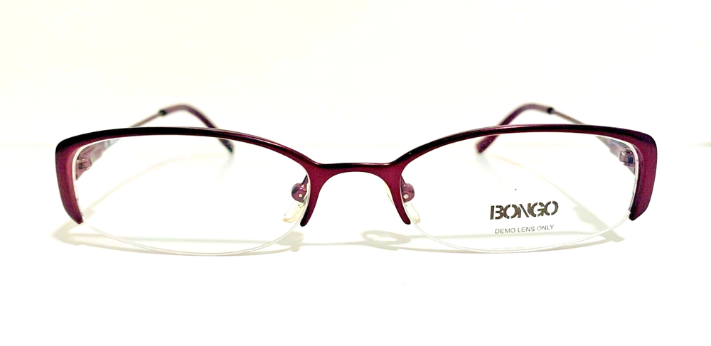 Chic Purple Semi-Rimless Metal Bongo Eyeglasses RX 48-17-135mm