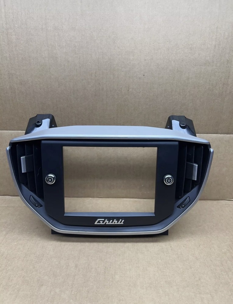 2014-2019 MASERATI GHIBLI FRONT CENTRAL BEZEL TRIM OEM