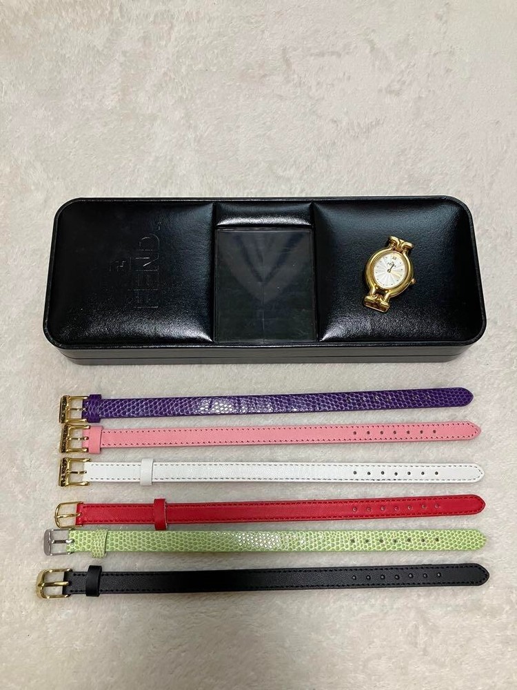 FENDI 640L Change Belt 6 Color Quartz Womens Watch