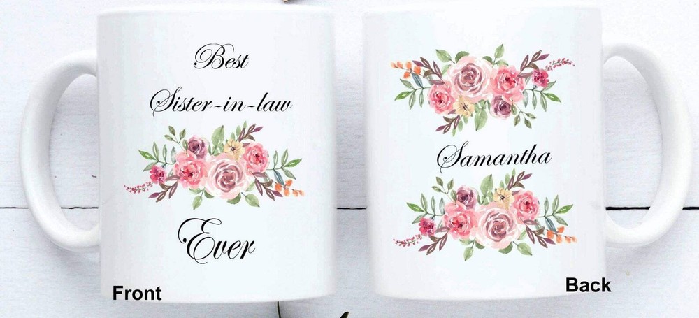 Personalized Mug For Sister Mug For Aunt Mug For Sisters In Law Mother Mug Best