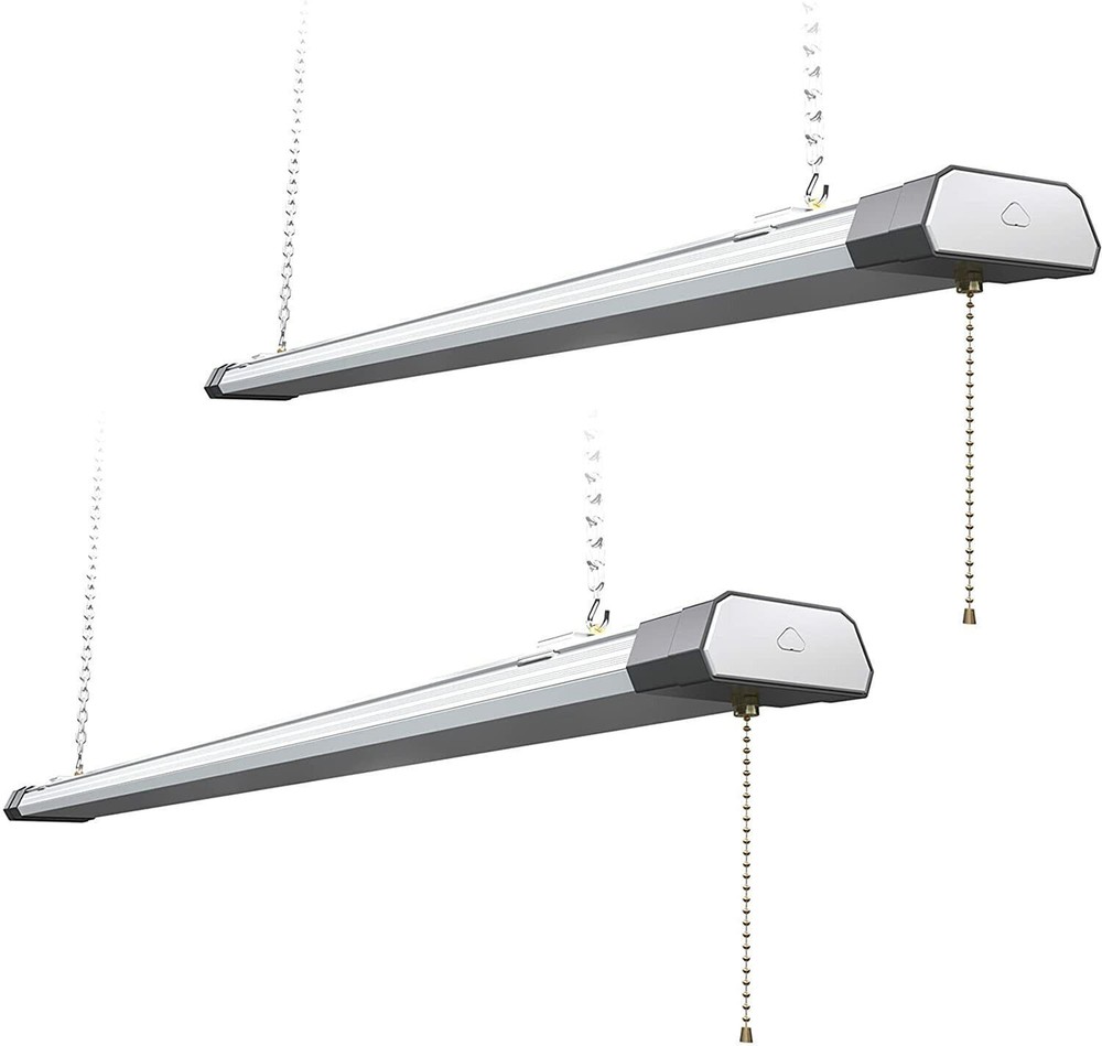 2 Pack LED Shop Light 100W Commercial Workshop Warehouse Light Super Bright