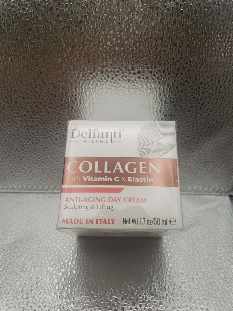 Delfanti Milano Anti-Aging Day Cream Collagen with Vitamin C & Elastin 1.7 Oz
