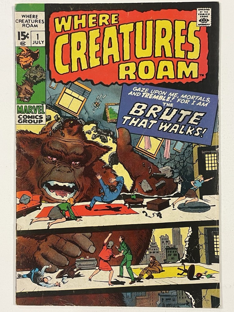 Where Creatures Roam #1 (Marvel Comics July 1970)