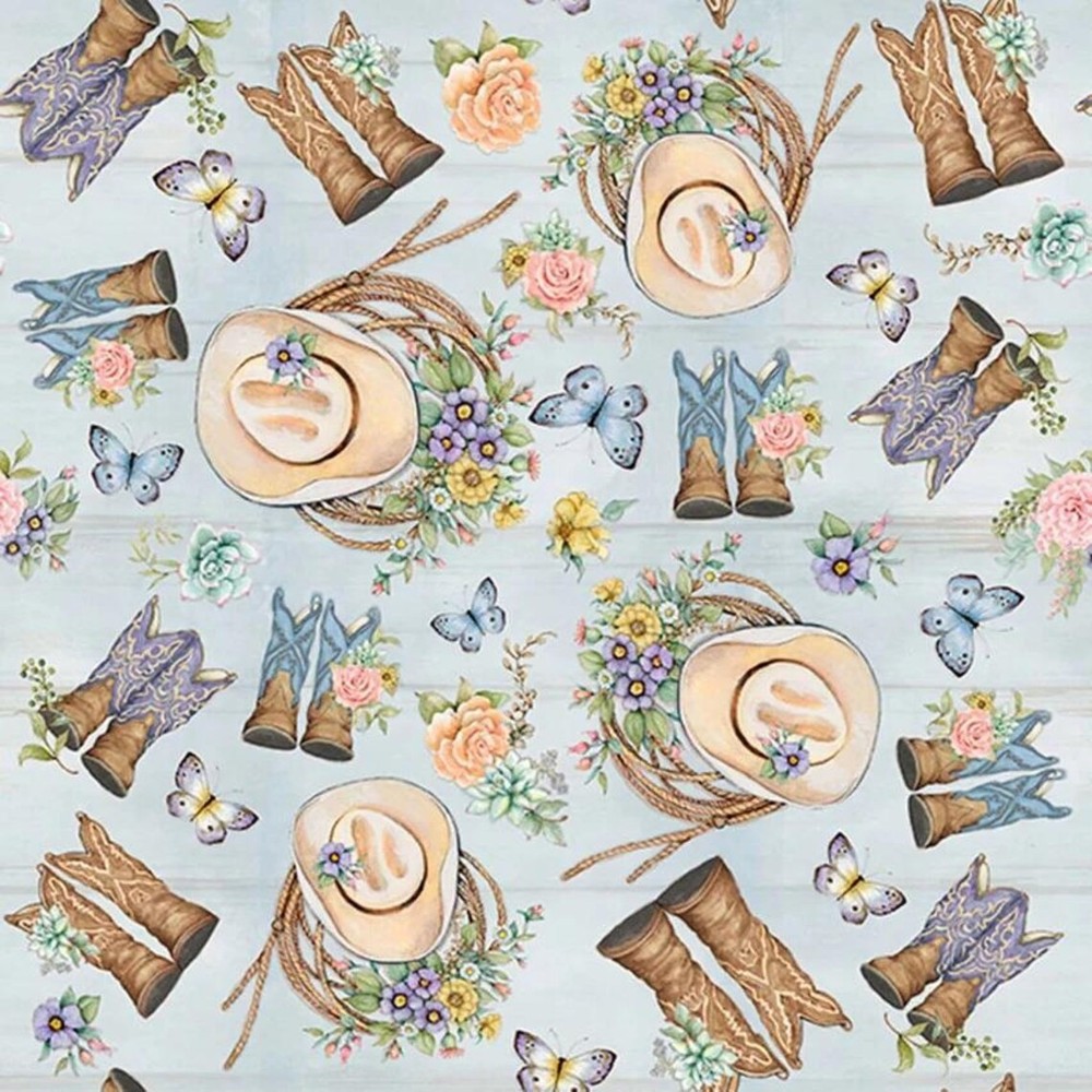 Highland Cow, 2 yard cut, coordinating prints in store, 100% cotton, FREE SHIP