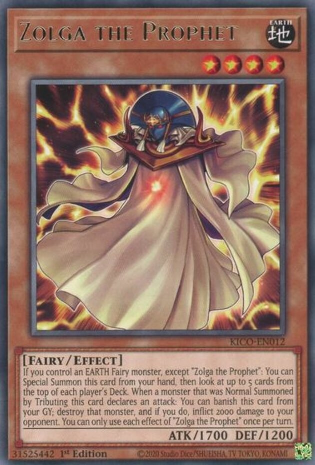 Zolga the Prophet - KICO-EN012 - Rare - 1st Edition - Lightly Played