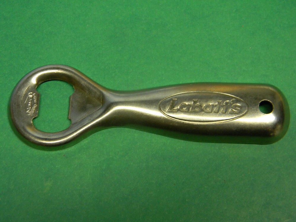 SWEET VINTAGE LABATT'S BEER BARTENDERS BOTTLE OPENER MAPLE LEAF BRAND CANADA