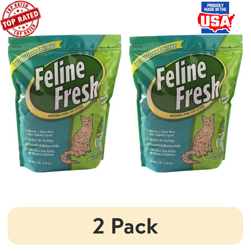 NEW Cat Litter Pellets 7 lbs Biodegradable Dust Free Odor Control Eco Friendly