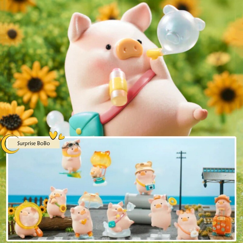 Toyzero+ LuLu the Piggy Travel Series Blind Box Confirmed Figure New Toys Gift