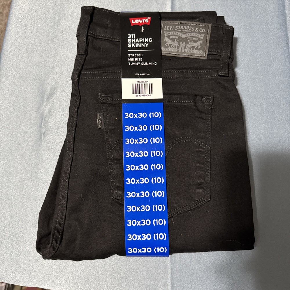 Levi's 311 Women's Shaping Skinny Jeans, Black, Size 30