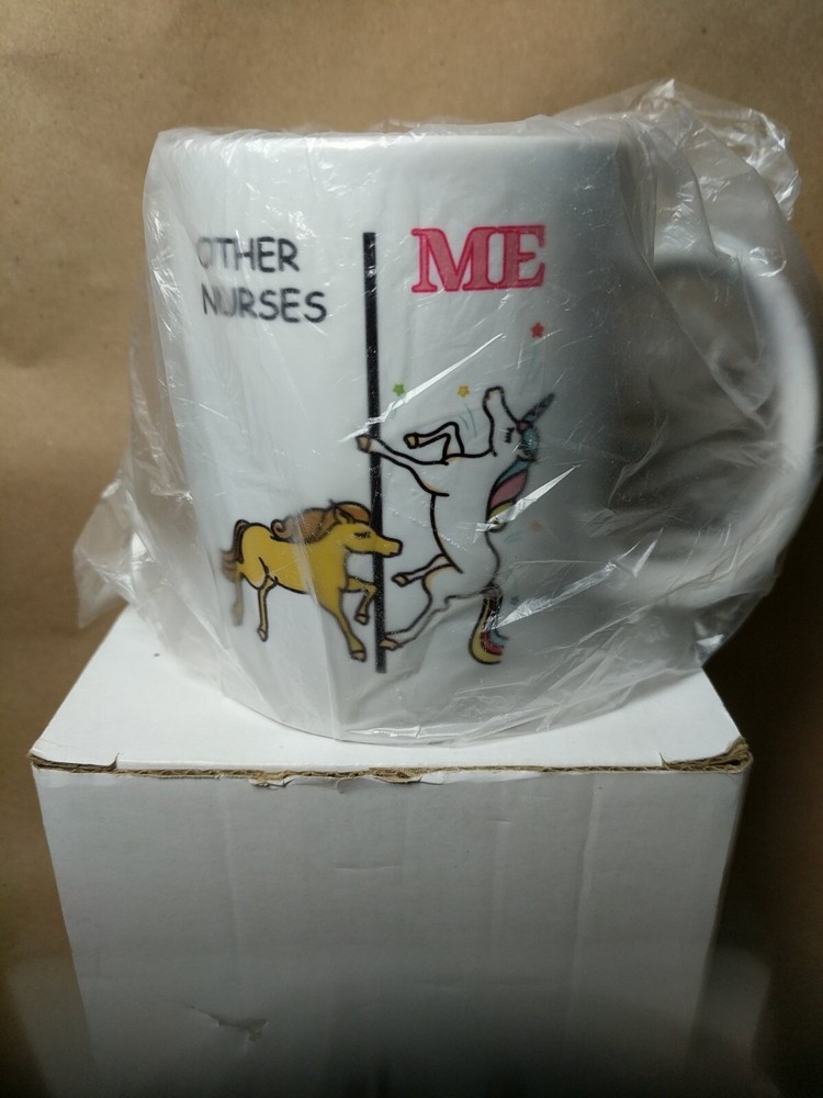 Super Nurse: Unicorn Pole Dancing Coffee Mug: Funny coworker gift!