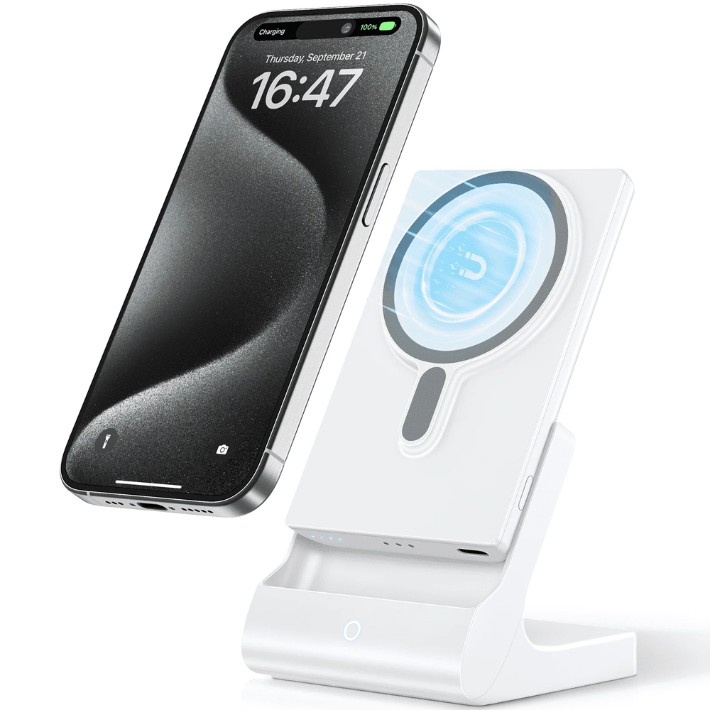 Portable USB-C Wireless Charger for iPhone 12 to 16 - Fast Power Bank