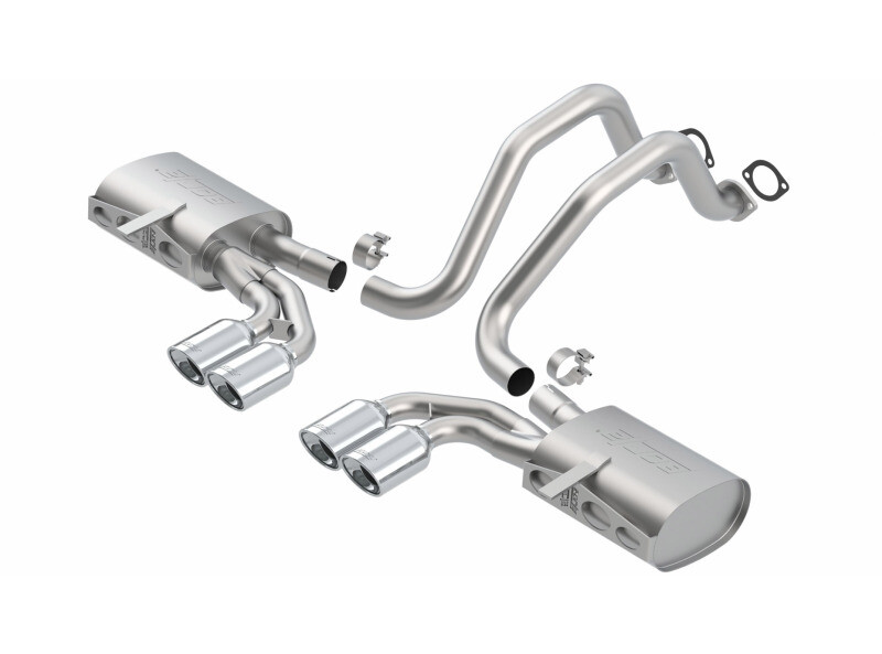 Borla 140426 Fits 97-04 Chevrolet Corvette 5.7L 8Cyl Touring Ss Catback Exhaust