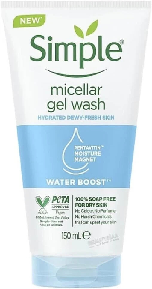 Refreshing Water Boost Micellar Gel Cleanser 5 Oz Free Global Shipping