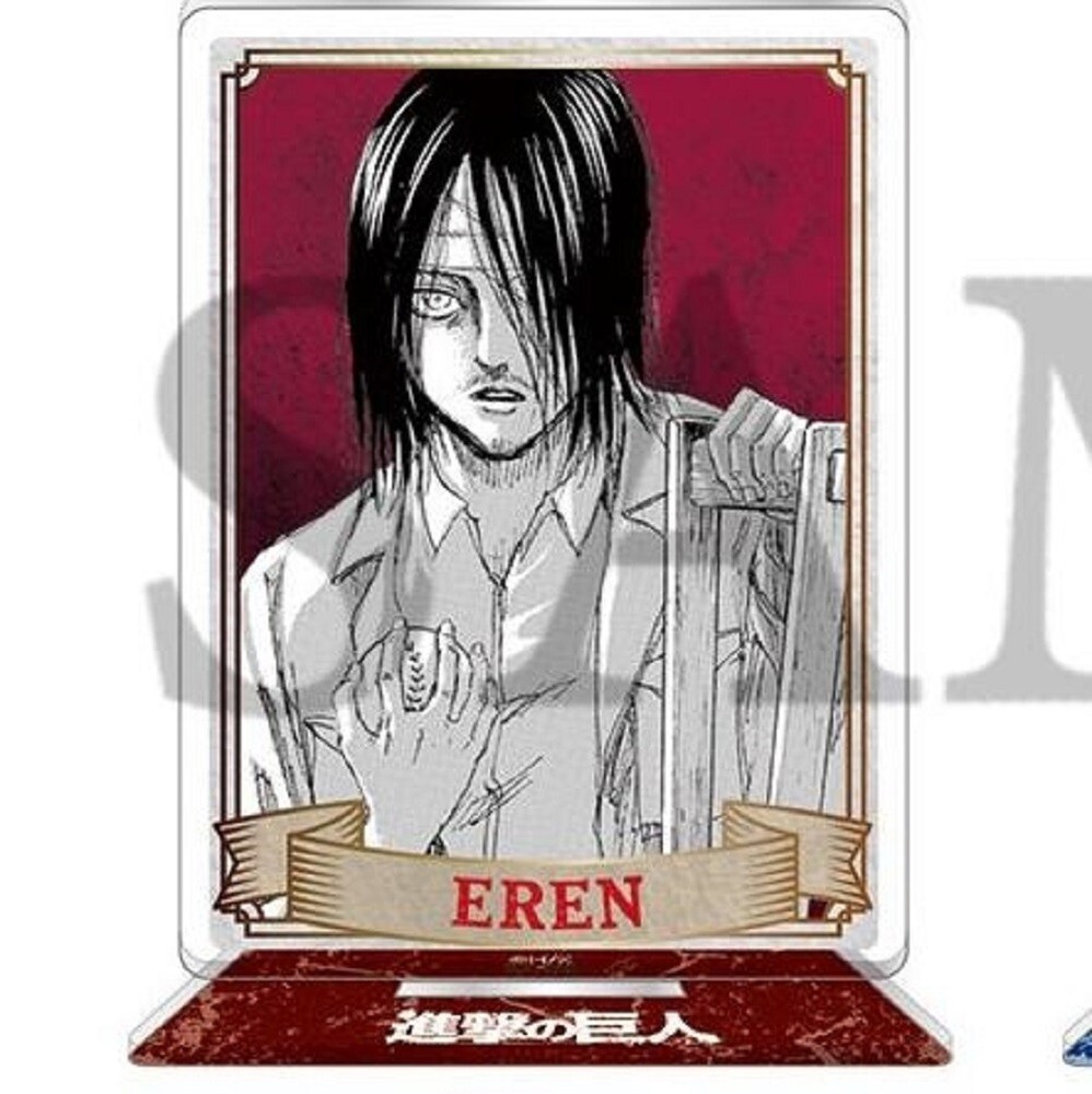 Attack on Titan Desktop Eren Jaeger Anime Acrylic Standing Sign Decoration Gift
