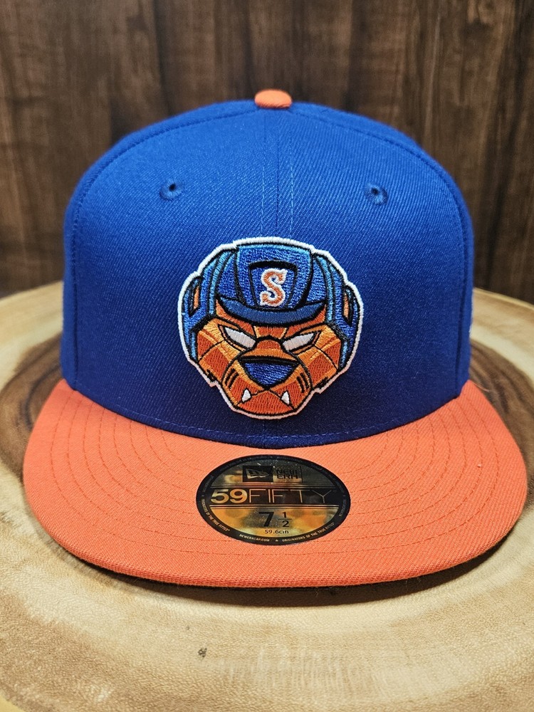 Syracuse Mets Minor League Baseball Marvel X New Era 59Fifty Fitted Cap Size 7.5