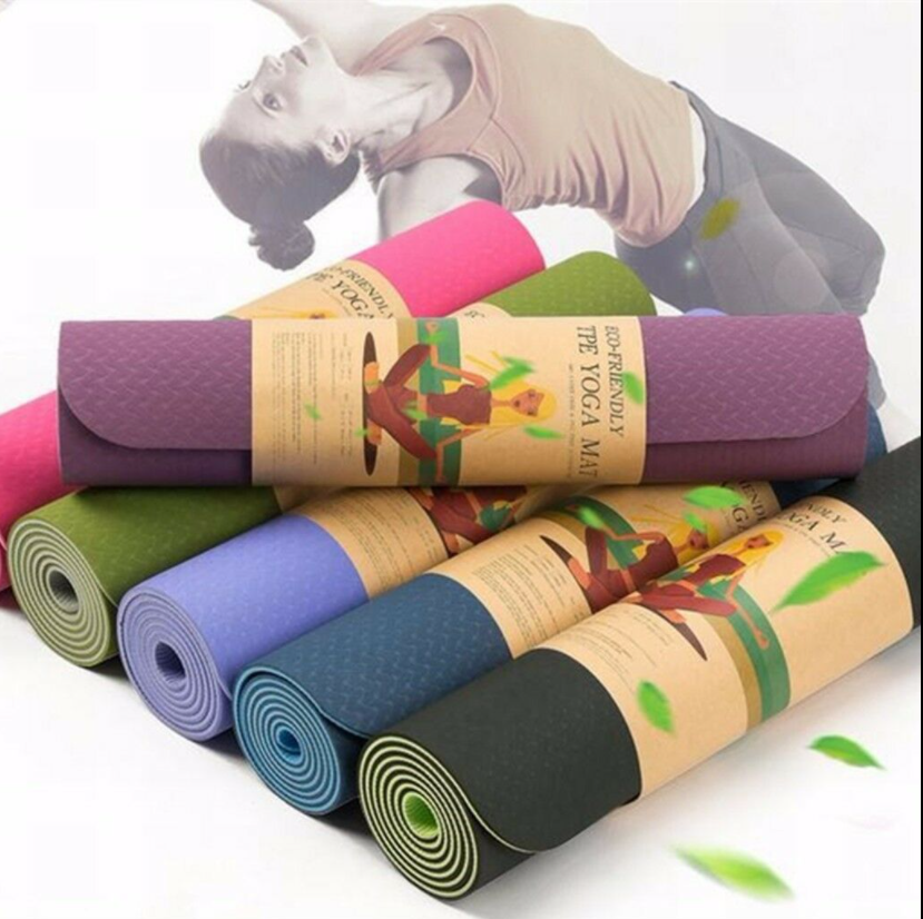 Yoga Mat  Non-slip Exercise Fitness Home  Mats Yoga  Clearance sale）Original $29-image