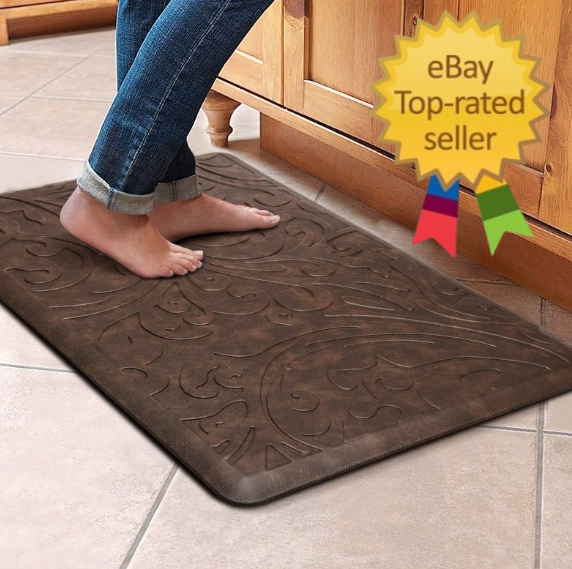 Cushioned Anti-Fatigue Kitchen Floor Mat Waterproof Non-Slip Standing Comfort Mat