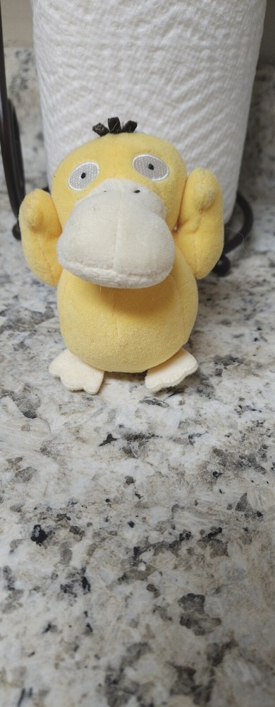 Jazwares - Pokemon Clip-On Llavero Peluche - Psyduck (4 pulgadas)