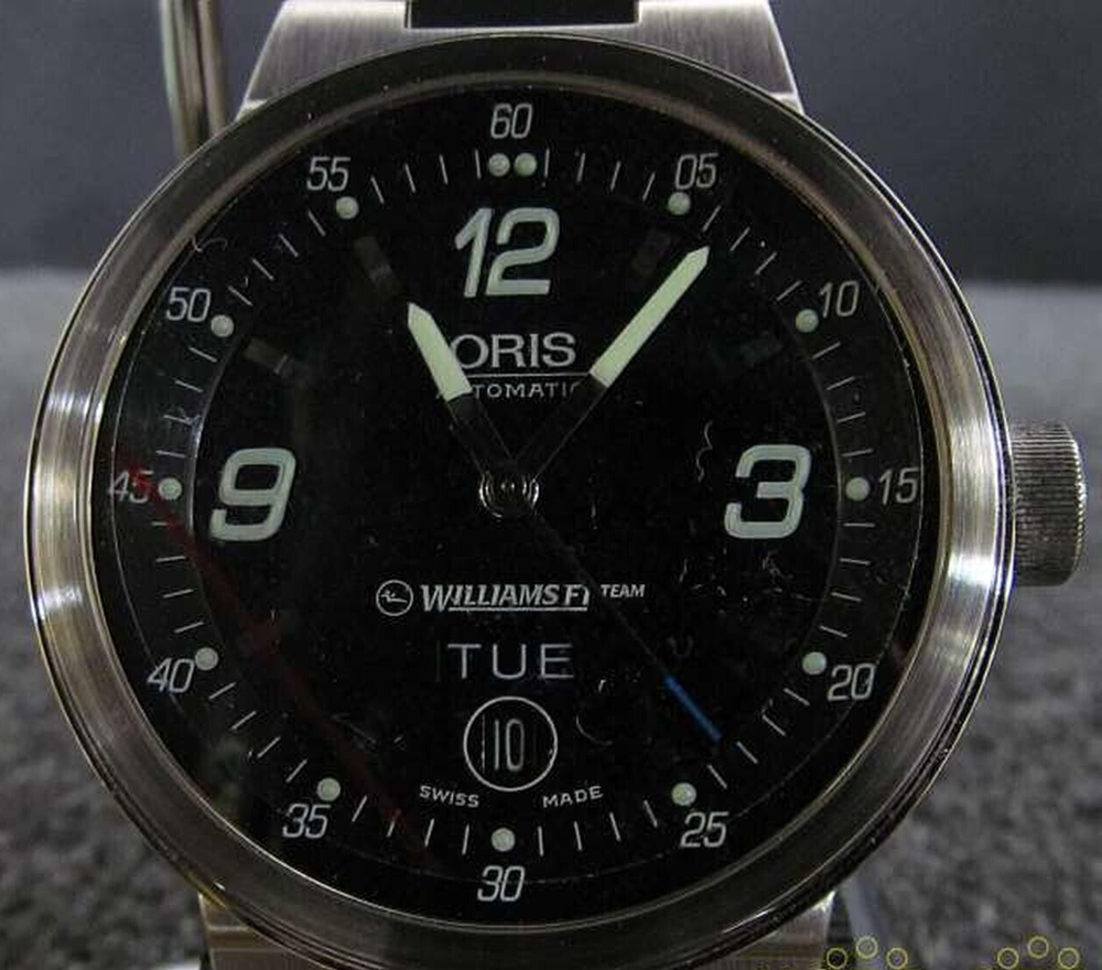 ORIS Williams F1 Team Day Date Automatic Men's Watch 7560 Japan Model