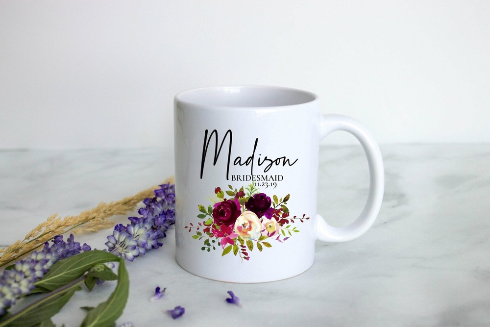 Bridesmaid Proposal Bridesmaid Mug Custom Personalized Mug Bridesmaid Gift