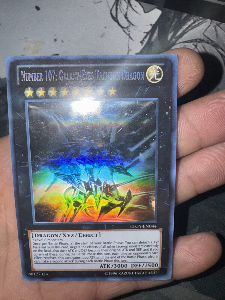 Number 107: Galaxy-Eyes Tachyon Dragon (Ghost Rare) Unlimited