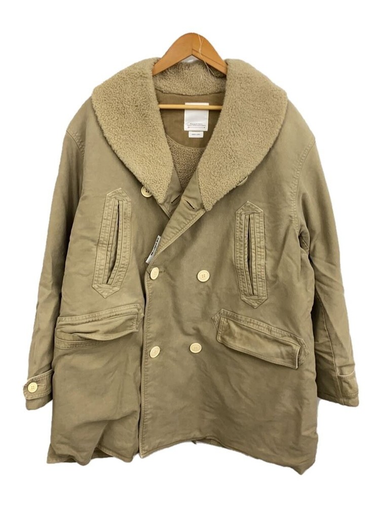Visvim 23Aw/long P.Coat/Order Event ed Pea Coat/2/Cotton/Beg/Plain/01232