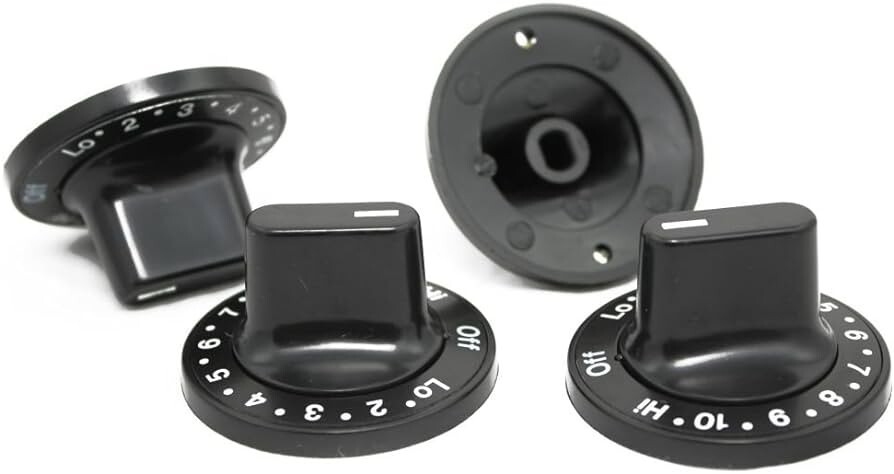 Authentic Whirlpool Burner Knob Kit (SET OF 4) 12200034