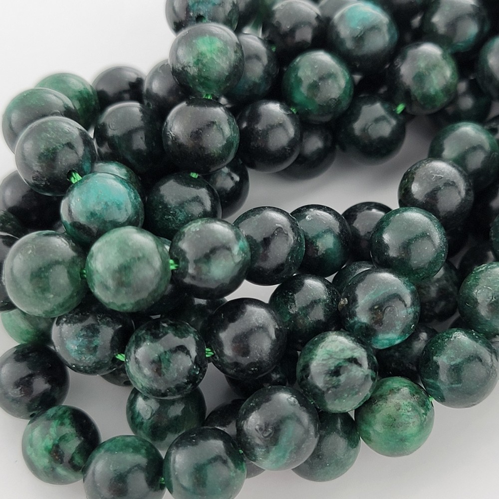 Top Quality Genuine Emerald Gemstone Round Beads 6mm 8mm 10mm