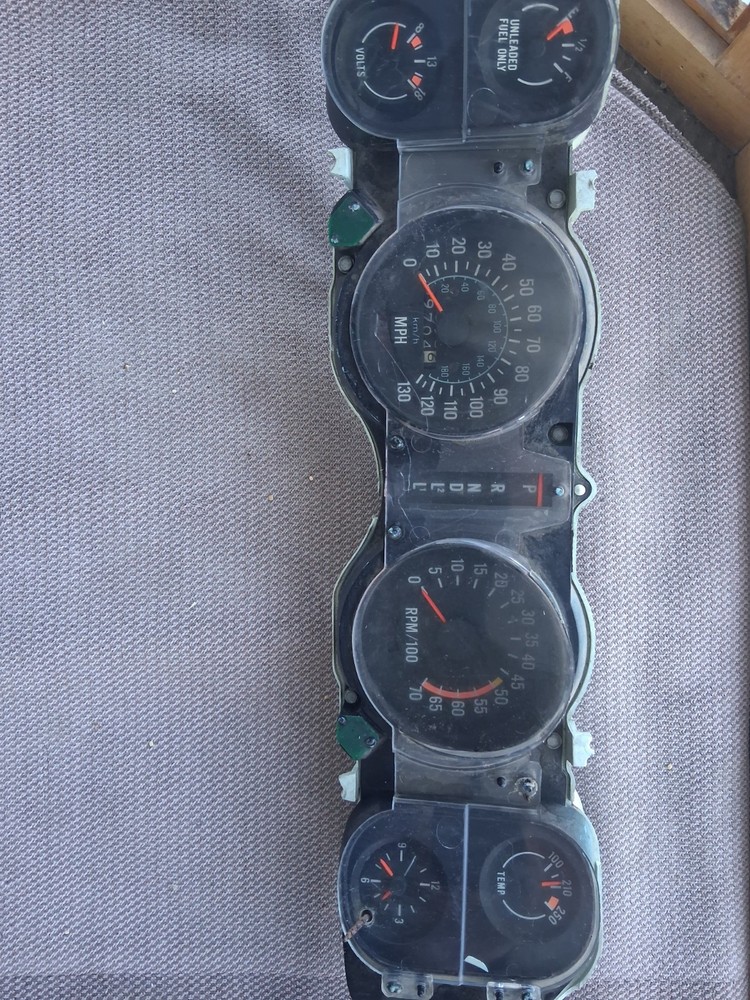 1970-1981 Camaro Tach & Gauges Dash Cluster Instrument Panel 7k Tachometer Clock