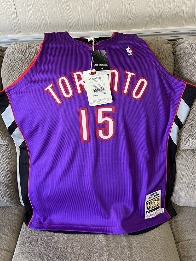 Vince Carter Authentic 99-00 Toronto Raptors Jersey XXL NWT