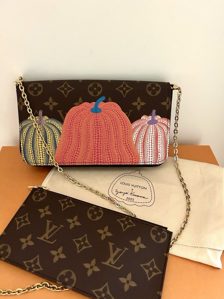 Louis Vuitton Yayoi Kusama Pochette Felicie Pumpkins NEW Unused