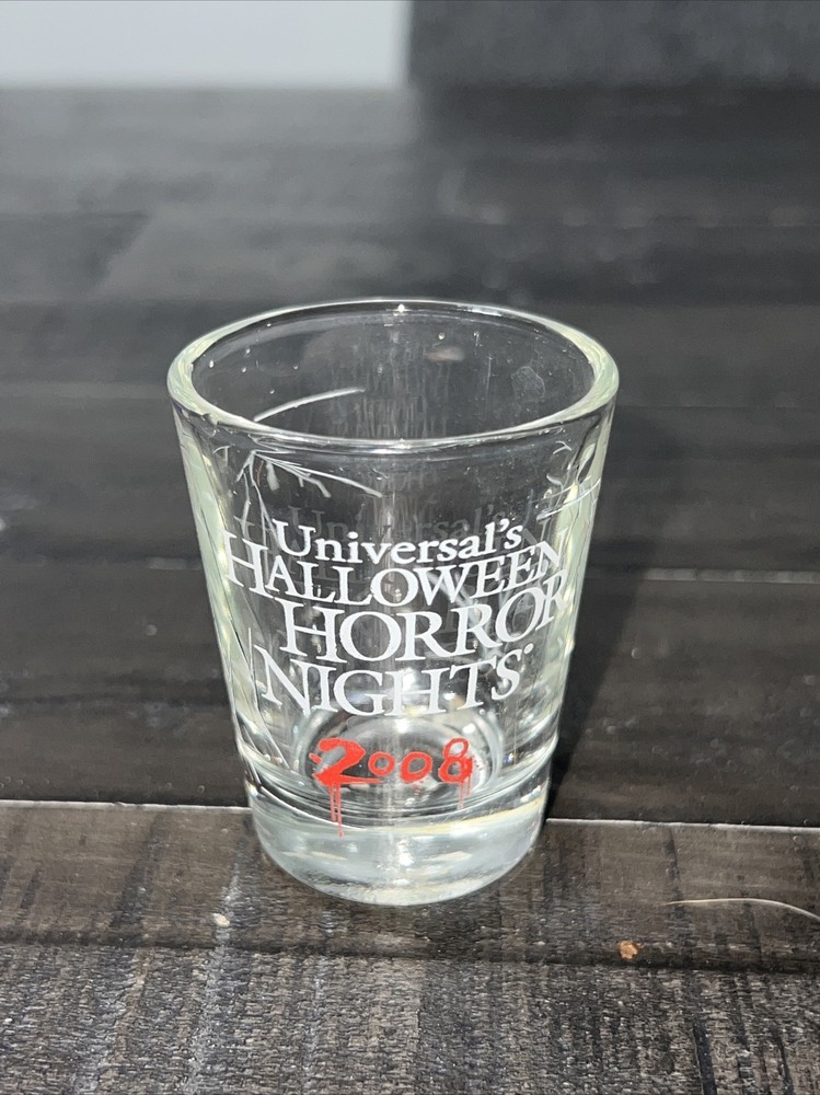 Halloween Horror Nights 2008 18 bloody mary Shot Glass Universal Studios