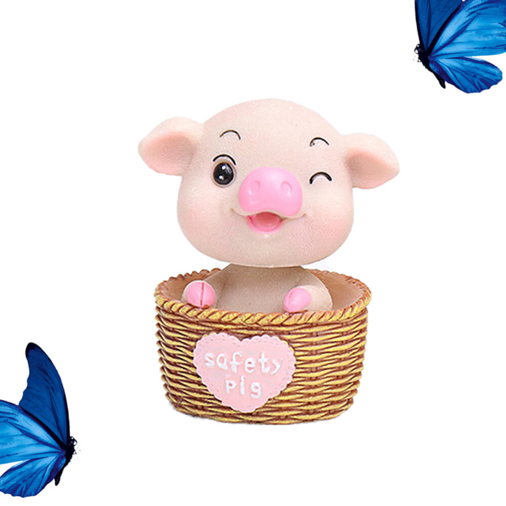 Car Pig Ornament Pig Ornament Car Ornaments Car Pig Decor Car Decor