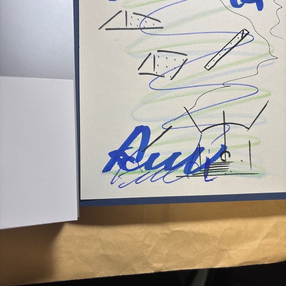 Signed Book Tadao Ando'S Architecture 0 Ando/Author Naoshima Chichu Art Museum A