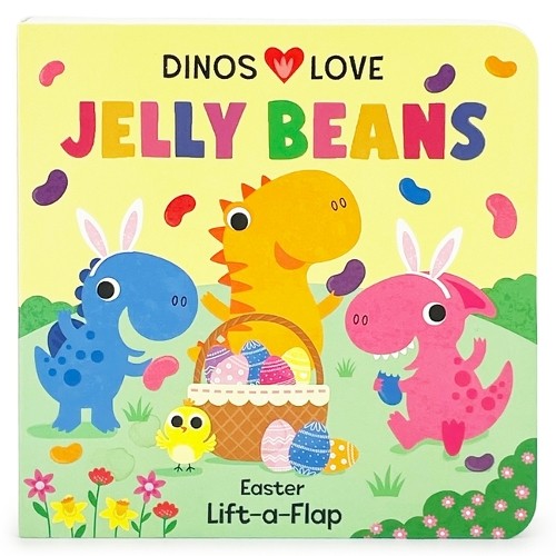 **Pterry Redwing Dinos Love Jelly Beans Board Book for Kids**