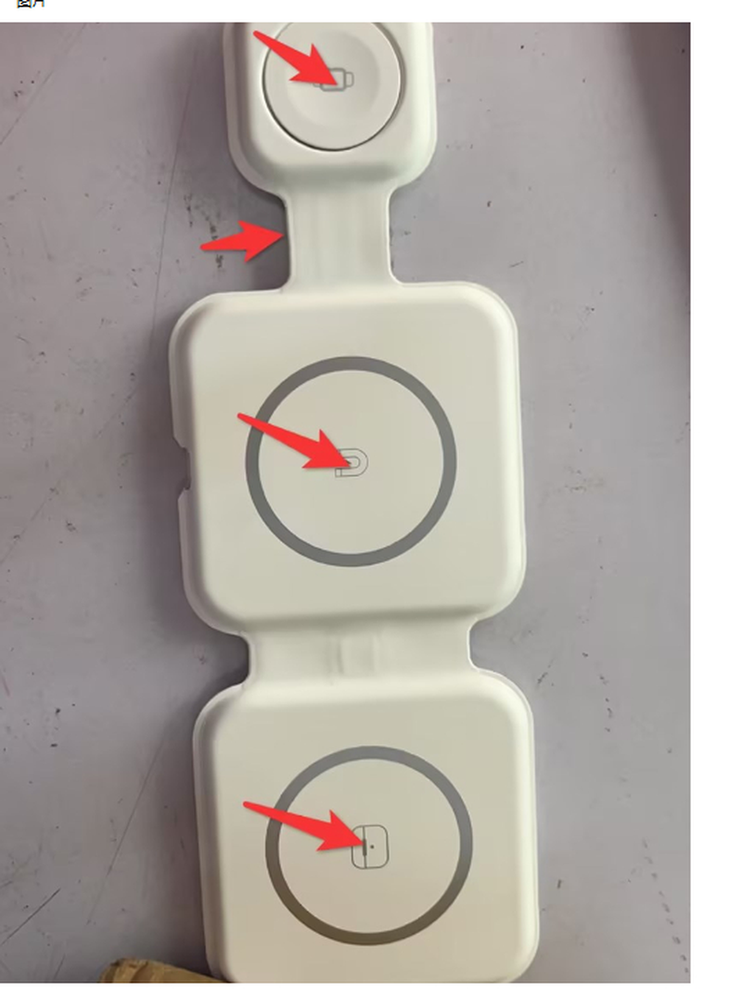 3-in-1 Foldable Magnetic Wireless Charger for iPhone Watch AirPods Fast Charging Stand
