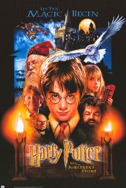 Harry Potter Sorcerers Stone Movie Poster – Home Decor No Frame