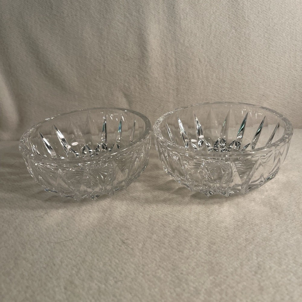Vintage Gotham Althea Crystal Candy Bowl Set - 4.25 Inches - Pair