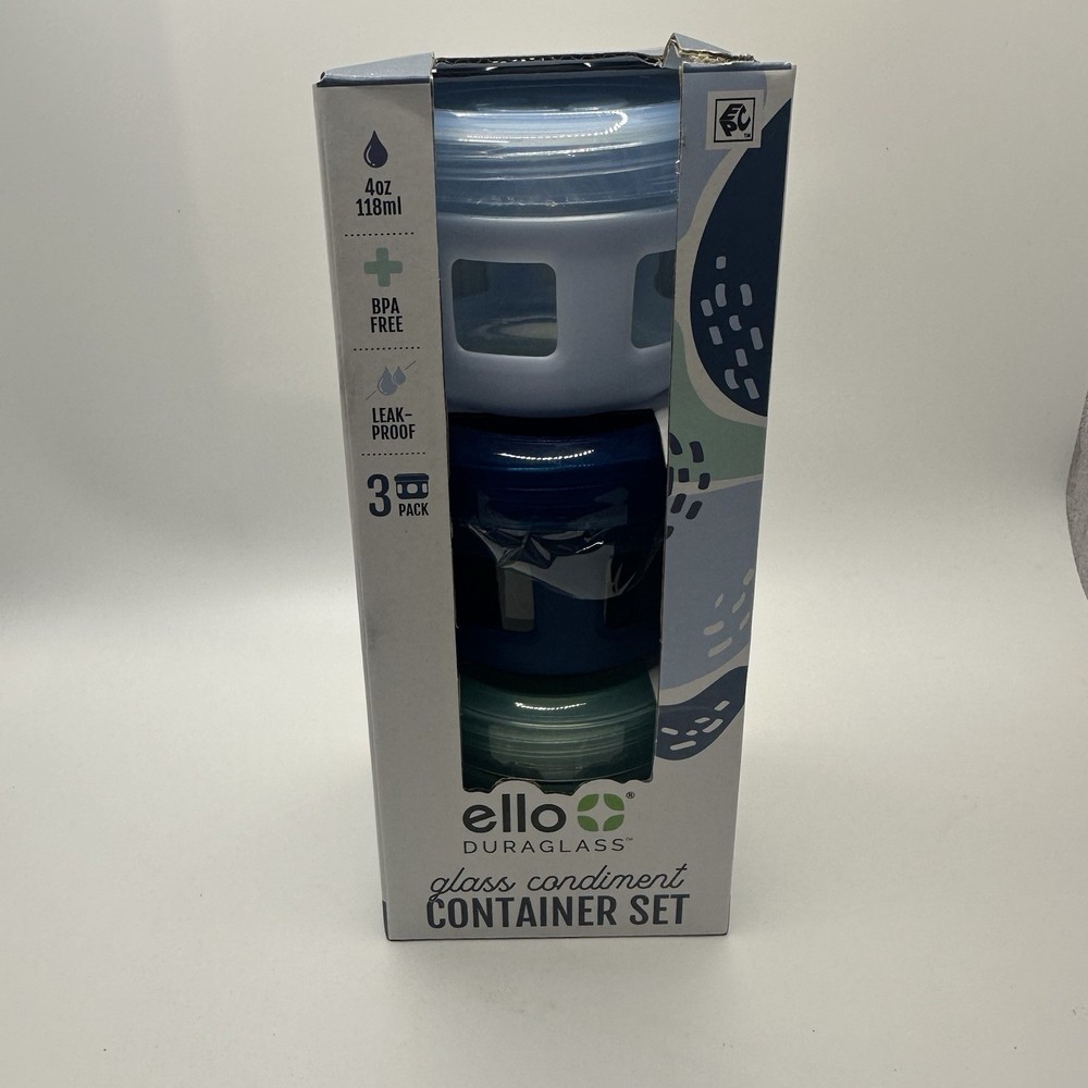 Ello Duraglass Condiment Set