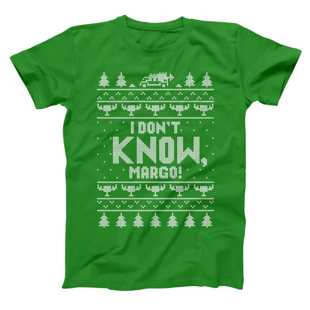 I Don't Know Margo Funny Christmas Vacation Green Men's T-Shirt