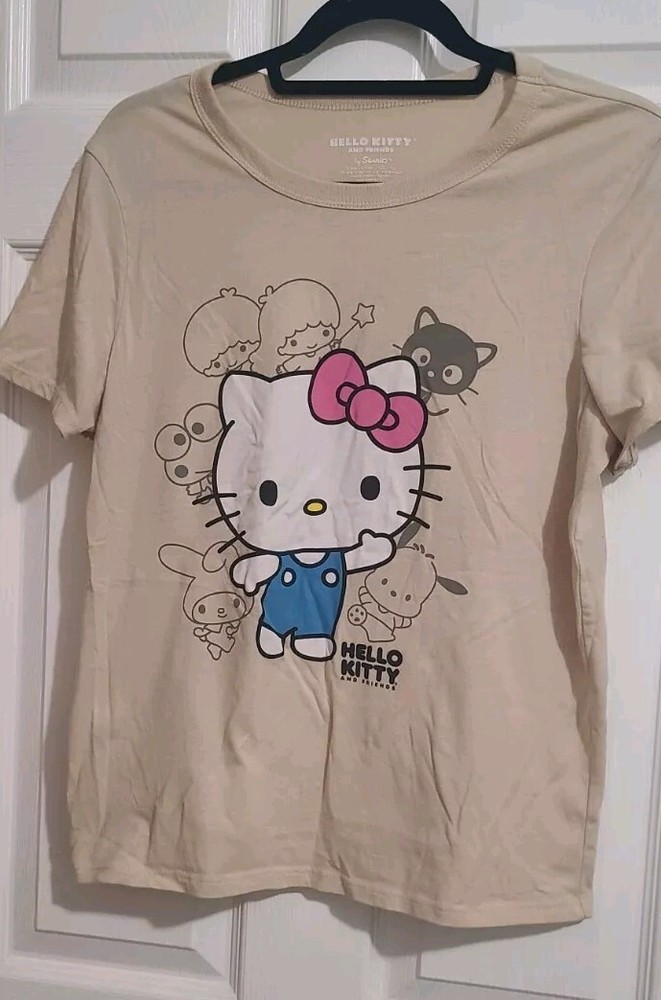 Sanrio hello Kitty & Friends T-shirt  size M beige