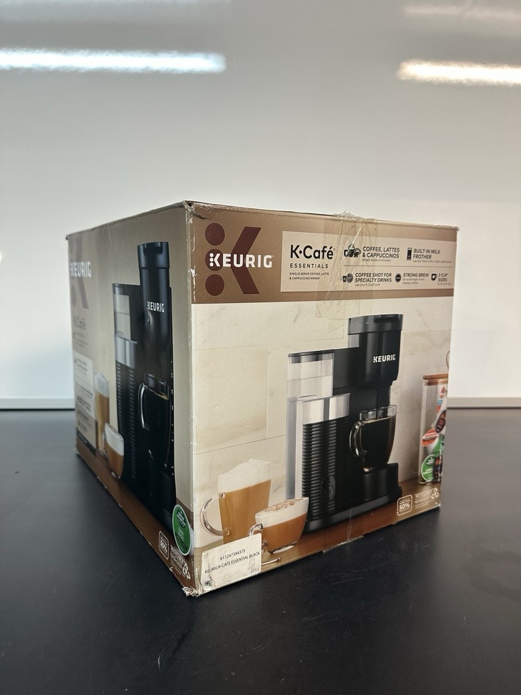 Keurig K-Café Essentials Single Serve K-Cup Pod Coffee Maker, Black NEW