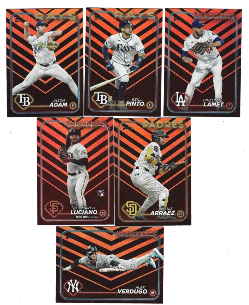 2024 ALEX VERDUGO topps update orange black card #US152   ONLY 1 CARD