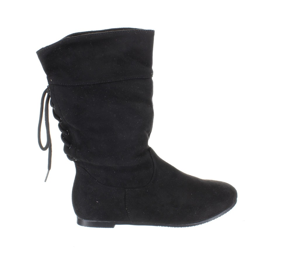 DREAM PAIRS Women’s Black Fashion Boots Size 4, Stylish Comfort 1433187